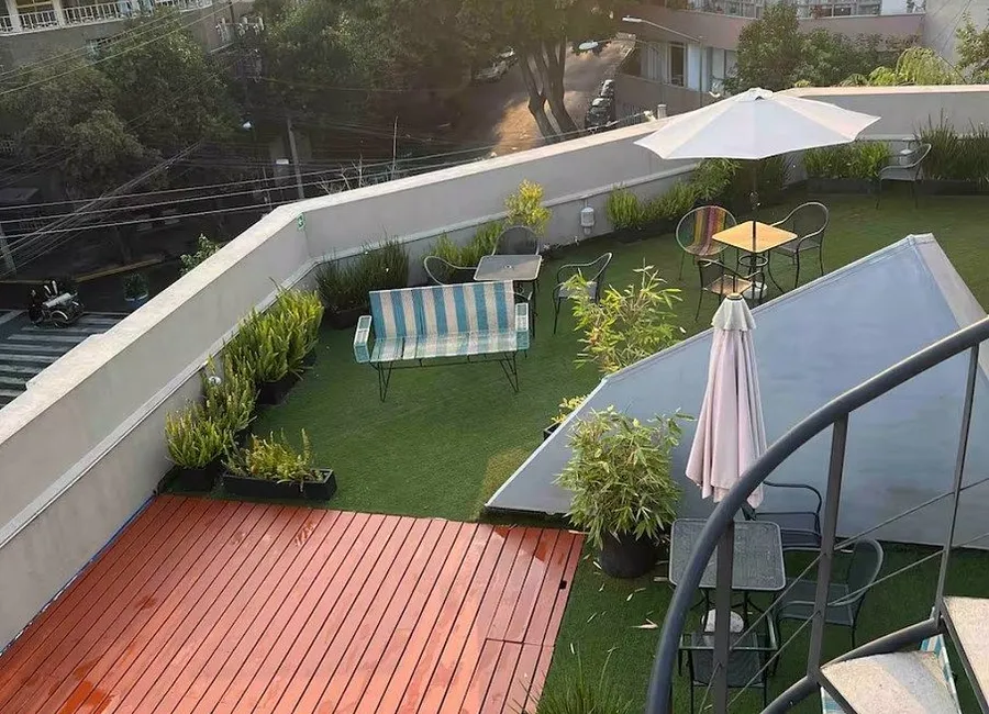 Bright Apartment with Terrace in San Rafael, CDMX 2