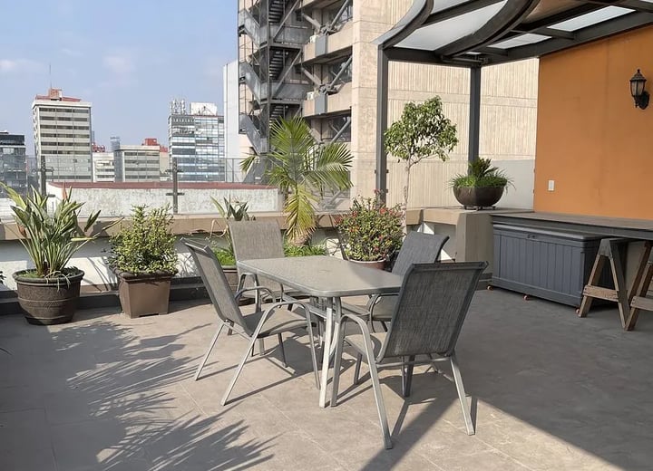 Stylish Apartment with Terrace in Hipódromo, CDMX